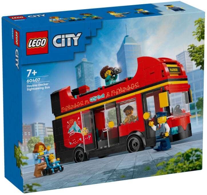 Verpackung: LEGO City 60407 Doppeldeckerbus