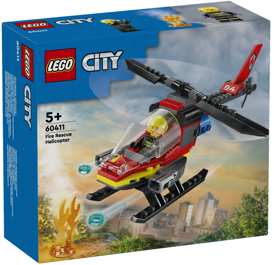 Verpackung: LEGO City 60411 Feuerwehrhubschrauber