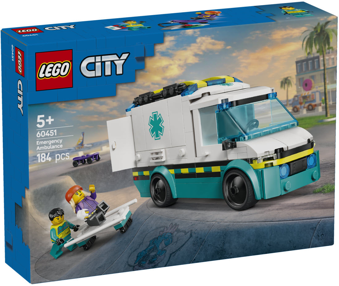 Verpackung: LEGO City 60451 Rettungswagen