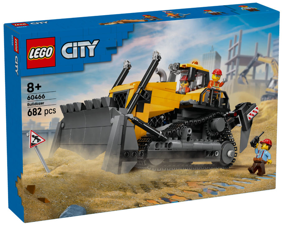 Verpackung: LEGO City 60466 Gelber Bulldozer