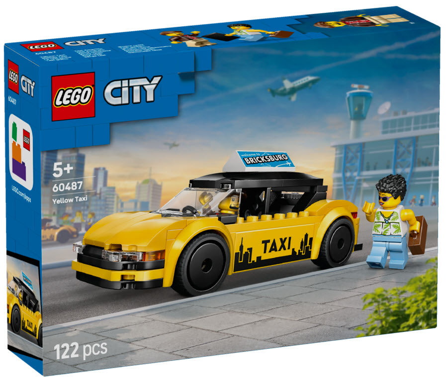 Verpackung: LEGO City 60487 Gelbes Taxi