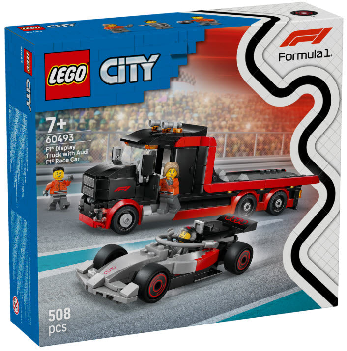 Verpackung: LEGO City 60493 F1 Truck mit Audi F1 Rennwagen
