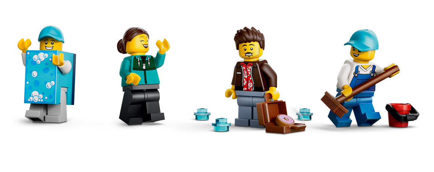 Minifiguren: LEGO City 60497 Waschstraße