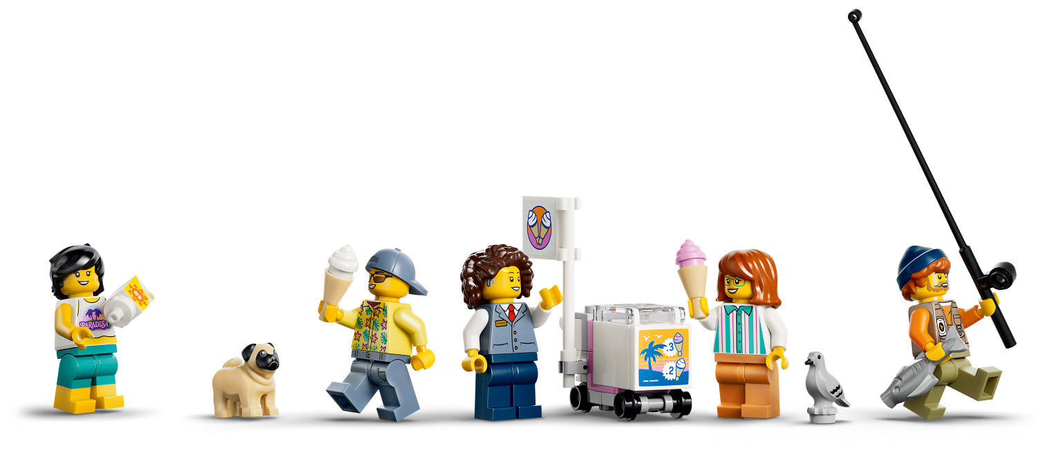 Minifiguren: LEGO City 60506 Klassische Strandstraßenbahn