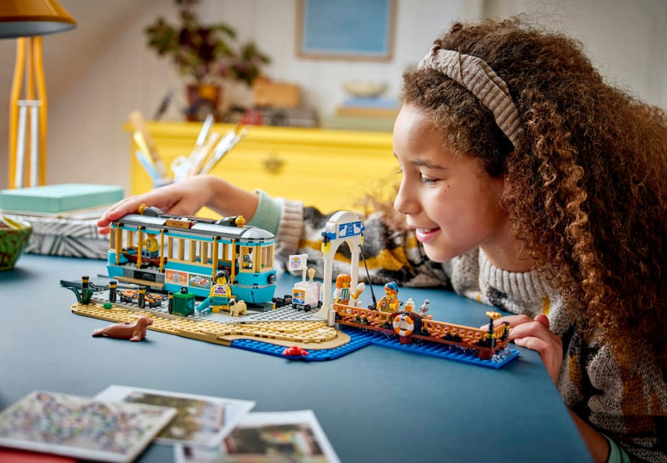 Detail 2: LEGO City 60506 Klassische Strandstraßenbahn