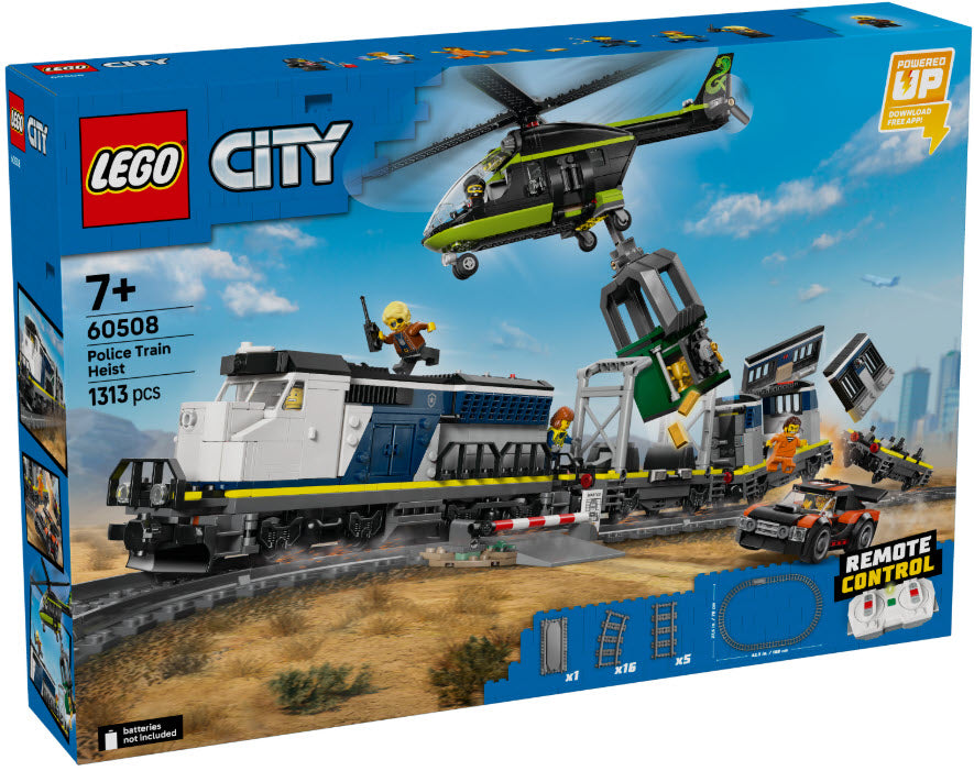 Verpackung: LEGO City 60508 Überfall auf den Polizeizug