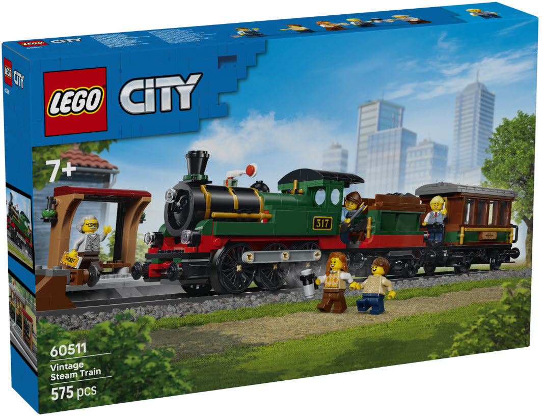 Verpackung: LEGO City 60511 Klassischer Dampfzug