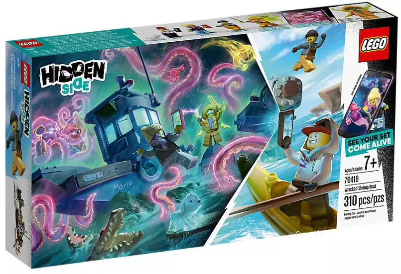 Verpackung: LEGO Hidden Side 70419 Gekenterter Garnelenkutter