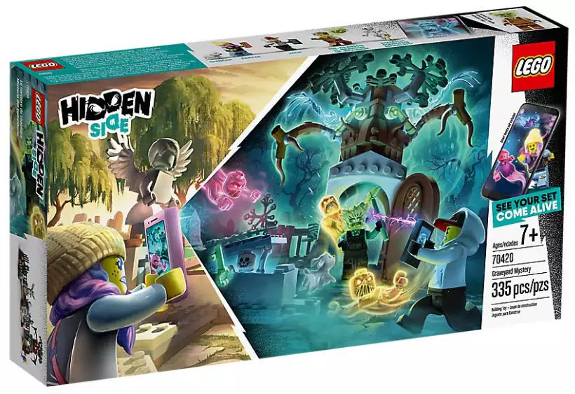 Verpackung: LEGO Hidden Side 70420 Geheimnisvoller Friedhof