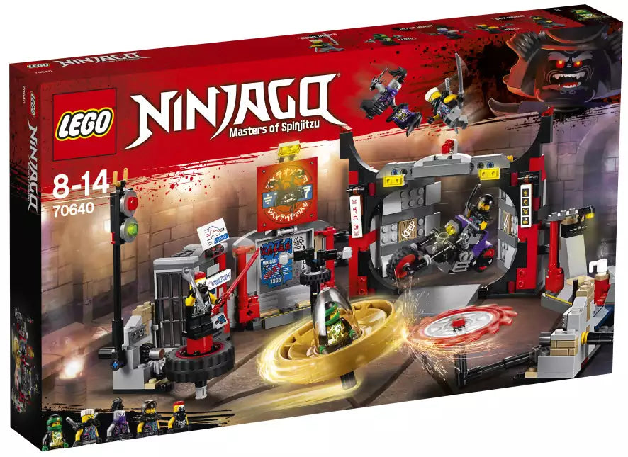 Verpackung: LEGO Ninjago 70640 Hauptquartier der Motorradfahrer