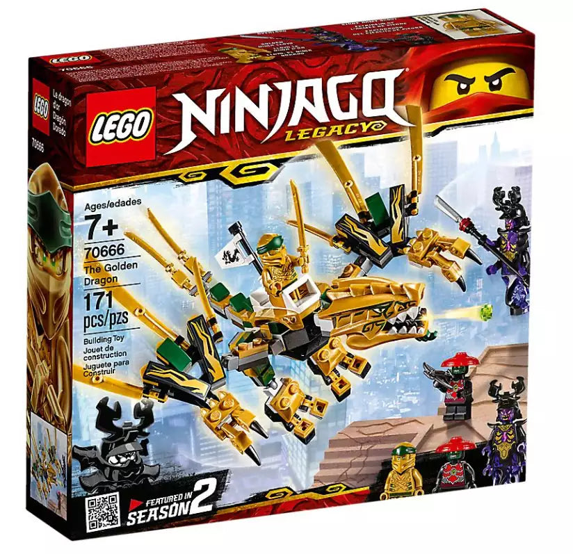 Verpackung: LEGO Ninjago 70666 Goldener Drache