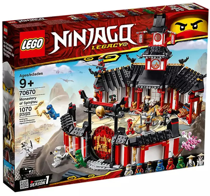 Verpackung: LEGO Ninjago 70670 Kloster des Spinjitzu