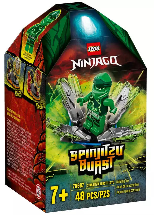Verpackung: LEGO Ninjago 70687 Lloyds Spinjitzu-Kreisel