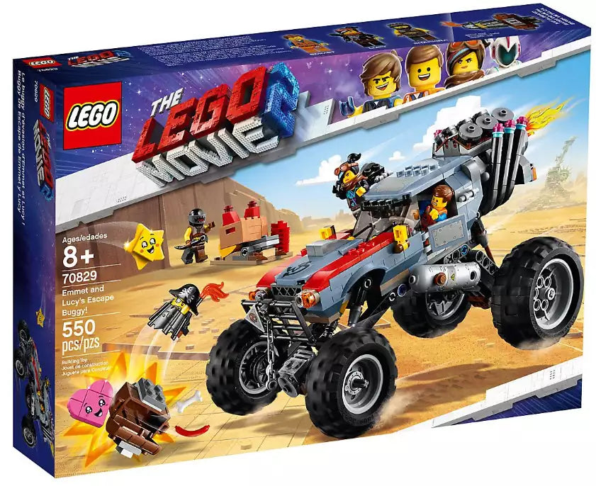 Verpackung: LEGO MOVIE 2 70829 Emmets und Lucys Flucht-Buggy!