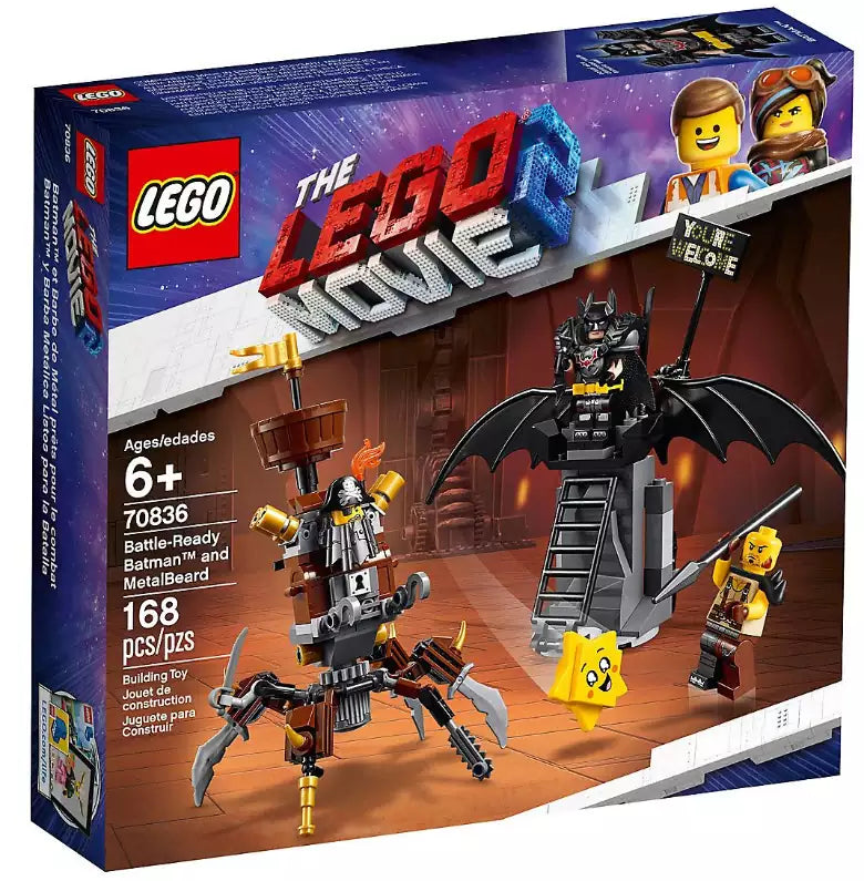 Verpackung: LEGO MOVIE 2 70836 Einsatzbereiter Batman und EisenBart