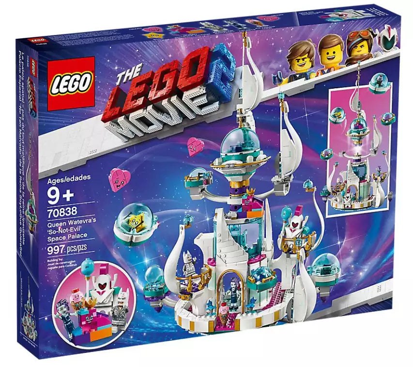 Verpackung: LEGO MOVIE 2 70838 Königin Wasimma Si Willis „gar nicht böser“ Space-Tempel