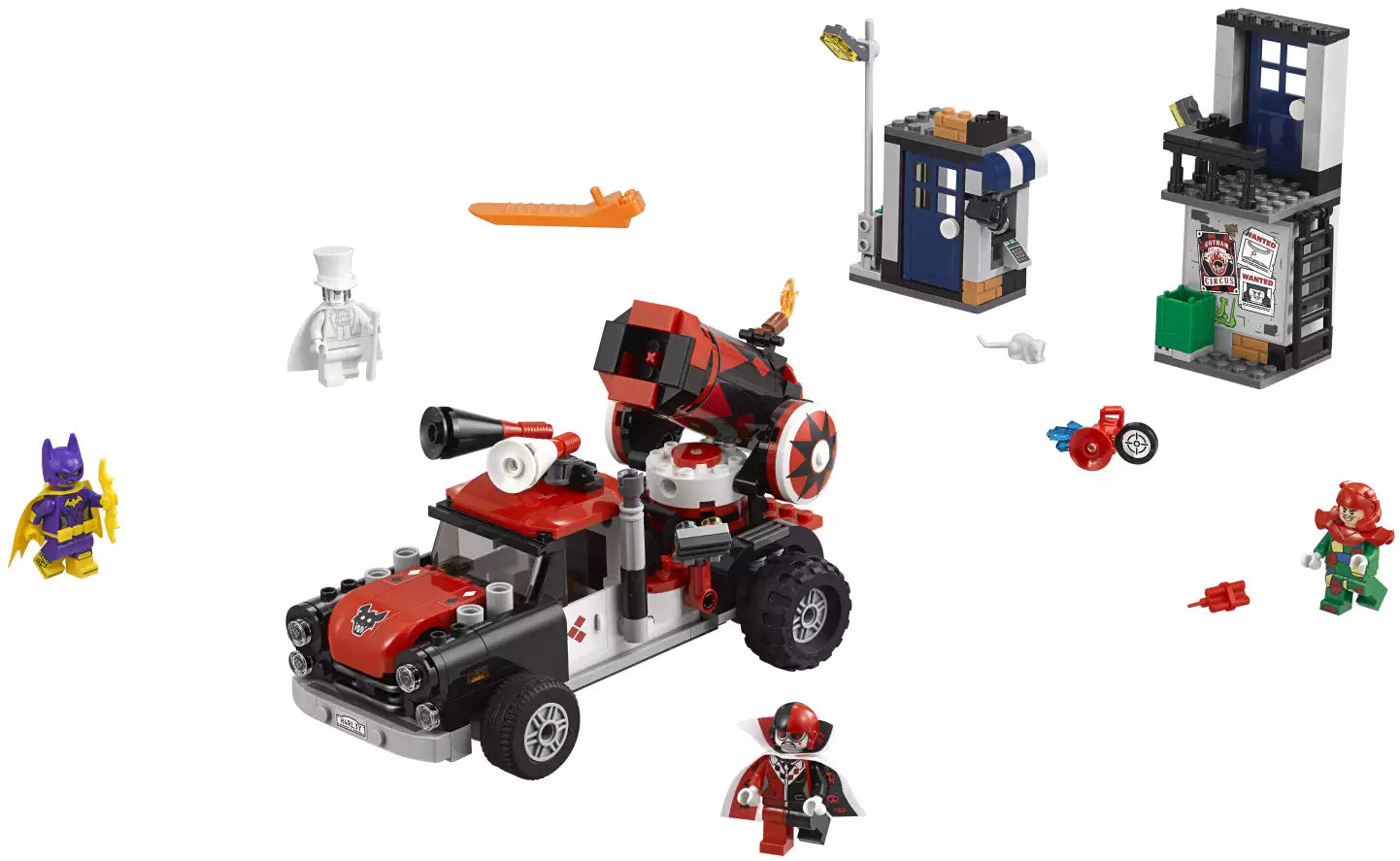 Inhalt: The LEGO Batman Movie 70921 Harley Quinn  Kanonenkugelattacke