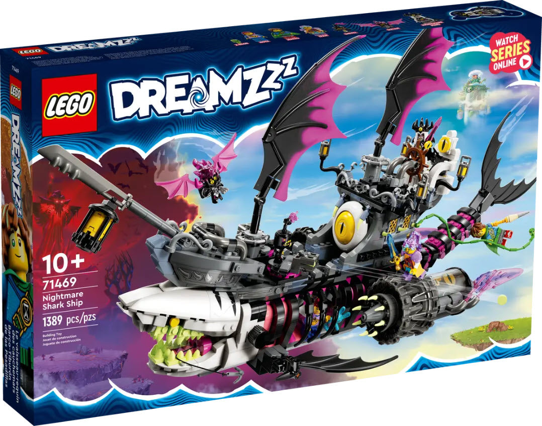 Verpackung: LEGO DREAMZzz 71469 Albtraum-Haischiff