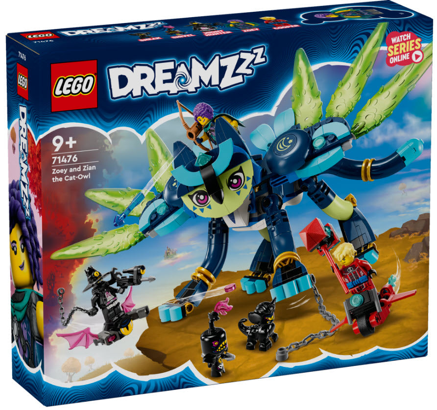 Verpackung: LEGO DREAMZzz 71476 Zoey und die Katzeneule Zian