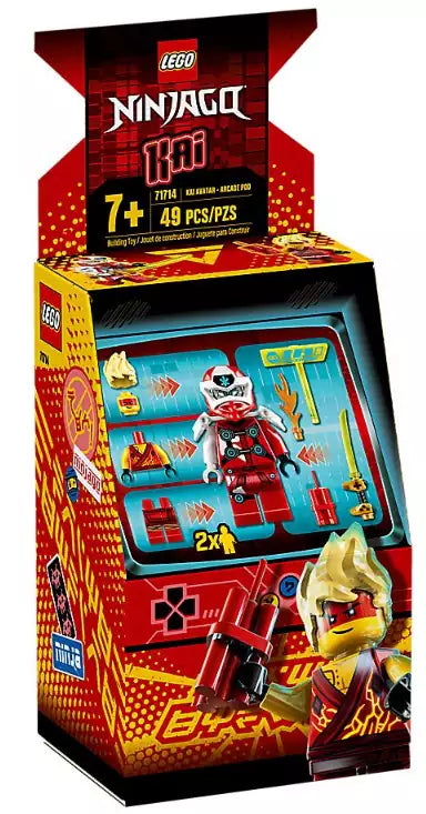 Verpackung: LEGO Ninjago 71714 Avatar Kai - Arcade Kapsel