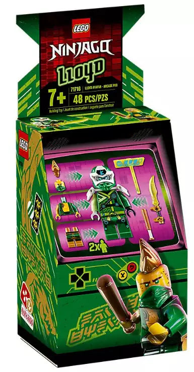 Verpackung: LEGO Ninjago 71716 Avatar Lloyd - Arcade Kapsel