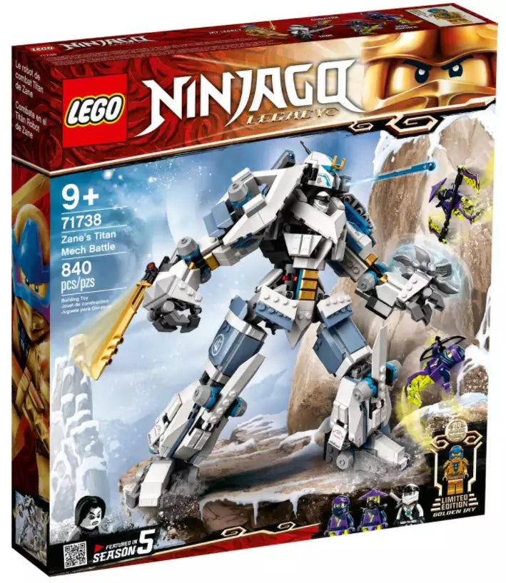 Verpackung: LEGO Ninjago 71738 Zanes Titan-Mech