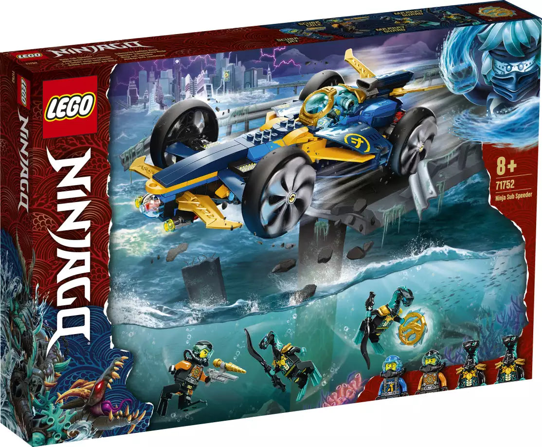 Verpackung: LEGO Ninjago 71752 Ninja-Unterwasserspeeder