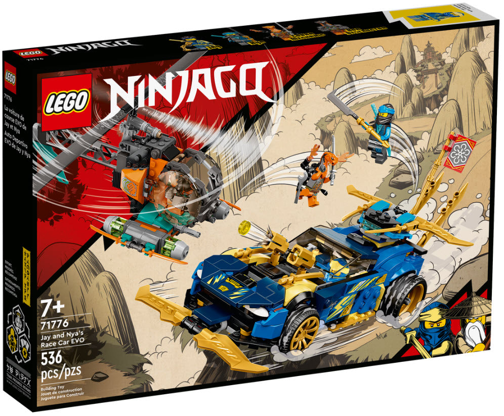 Verpackung: LEGO Ninjago 71776 Jays und Nyas Rennwagen EVO