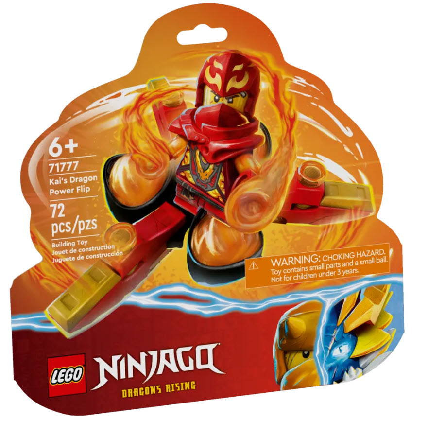 Verpackung: LEGO Ninjago 71777 Kais Drachenpower-Spinjitzu-Flip