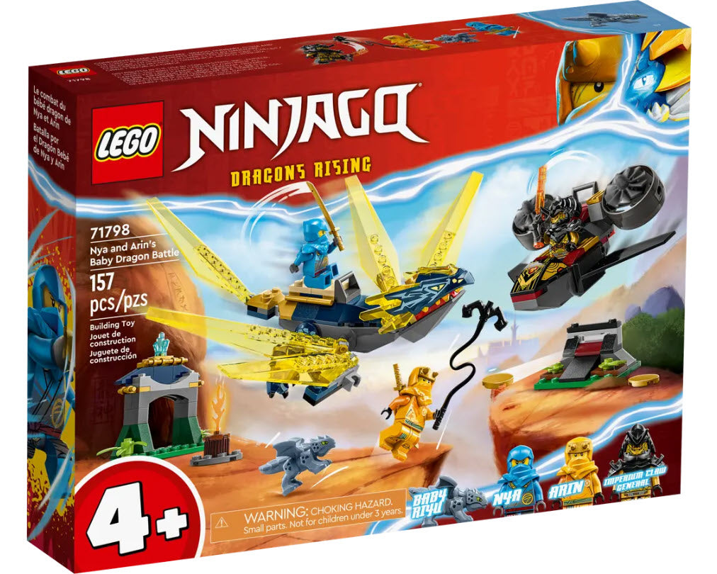 Verpackung: LEGO Ninjago 71798 Duell zwischen Nya und Arins Babydrachen
