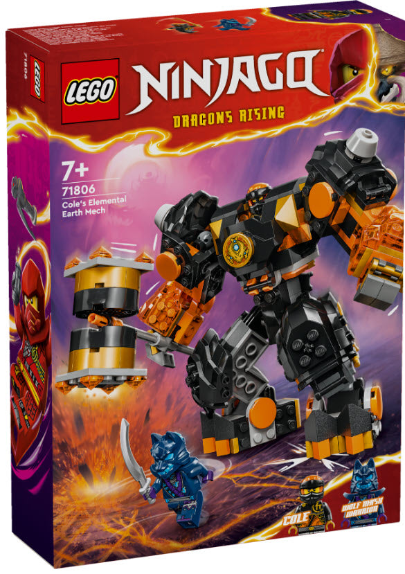 Verpackung: LEGO Ninjago 71806 Coles Erdmech