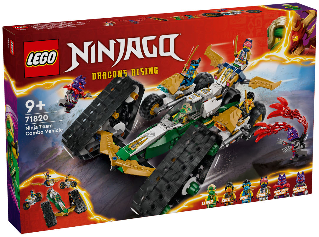 Verpackung: LEGO Ninjago 71820 Kombi-Raupe des Ninja-Teams