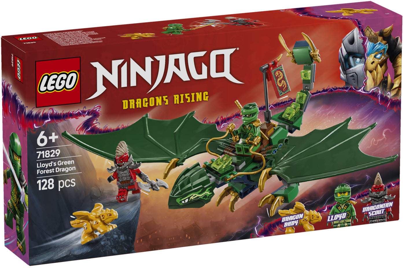 Verpackung: LEGO Ninjago 71829 Lloyds grüner Walddrache