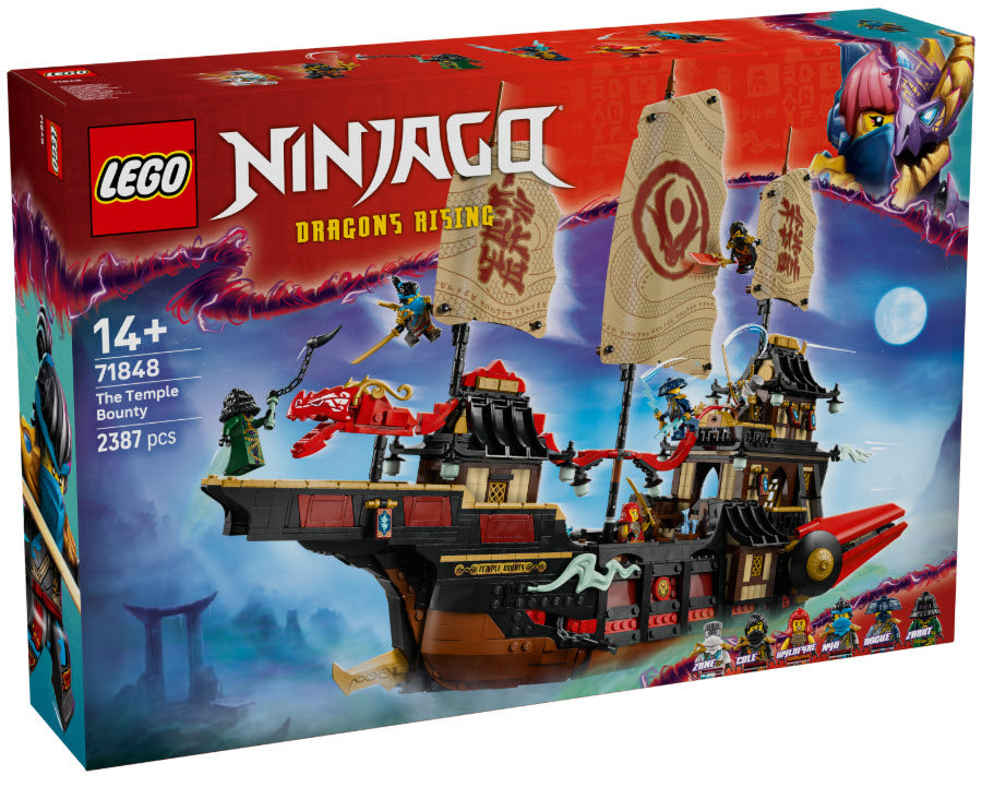 Verpackung: LEGO Ninjago 71848 Der Tempel-Flugsegler