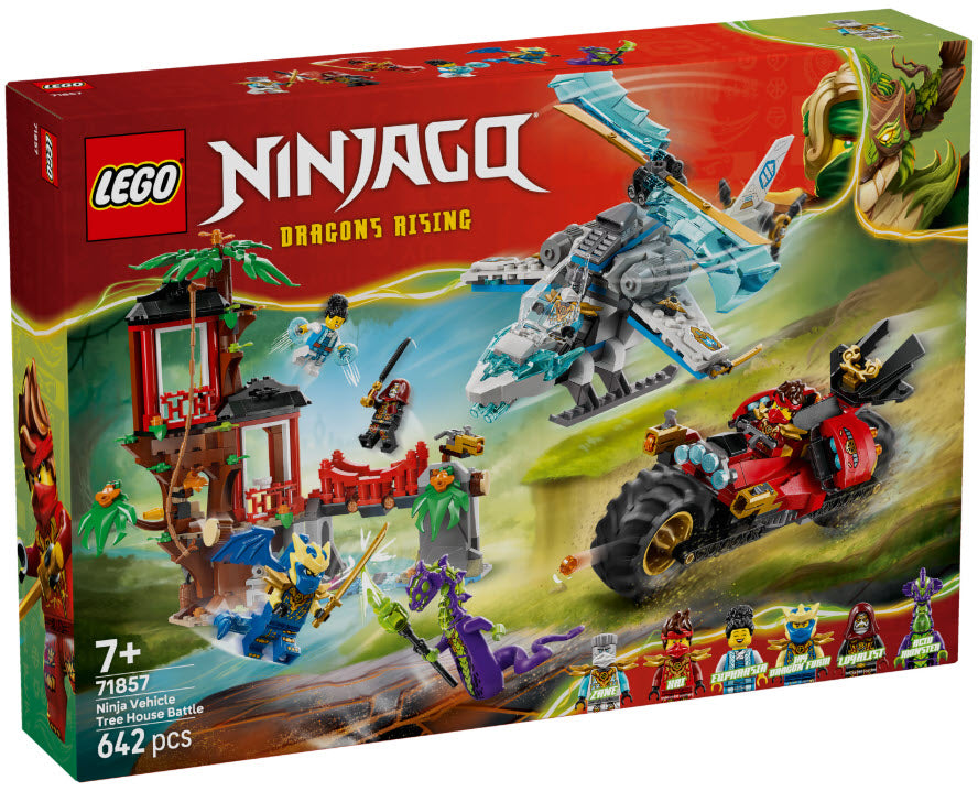 Verpackung: LEGO Ninjago 71857 Showdown am Baumhaus mit dem Ninja-Bike