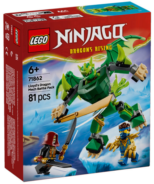 Verpackung: LEGO Ninjago 71862 Lloyds Drachen-Mech Battle Set