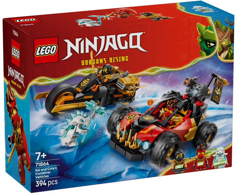 Verpackung: LEGO Ninjago 71864 Kais und Coles Kombi-Flitzer
