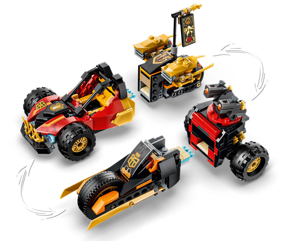 Detail 1: LEGO Ninjago 71864 Kais und Coles Kombi-Flitzer