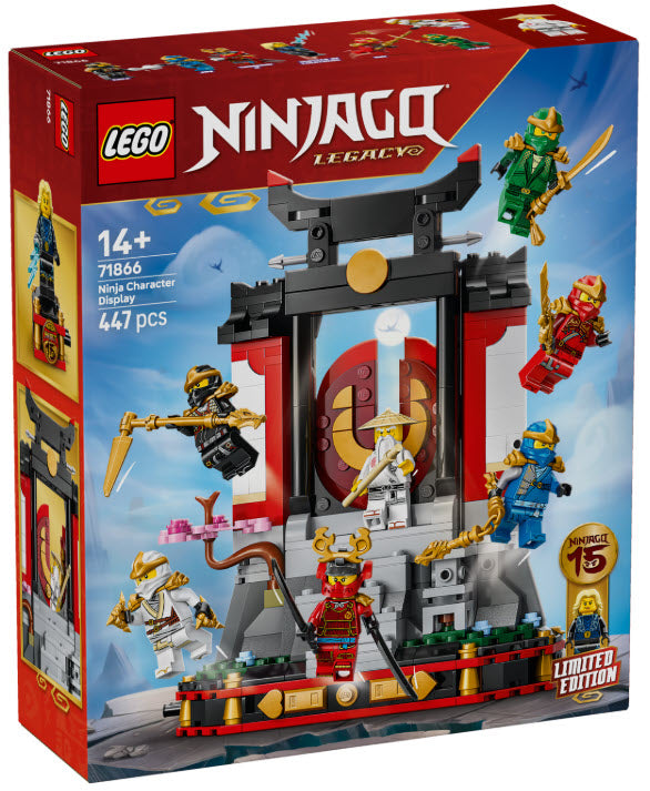 Verpackung: LEGO Ninjago 71866 15-jähriges Jubiläum: Ninja-Charaktere zum Ausstellen