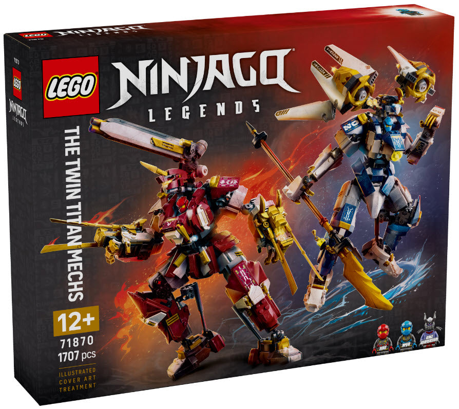 Verpackung: LEGO Ninjago 71870 Die Zwillings-Titanmechs