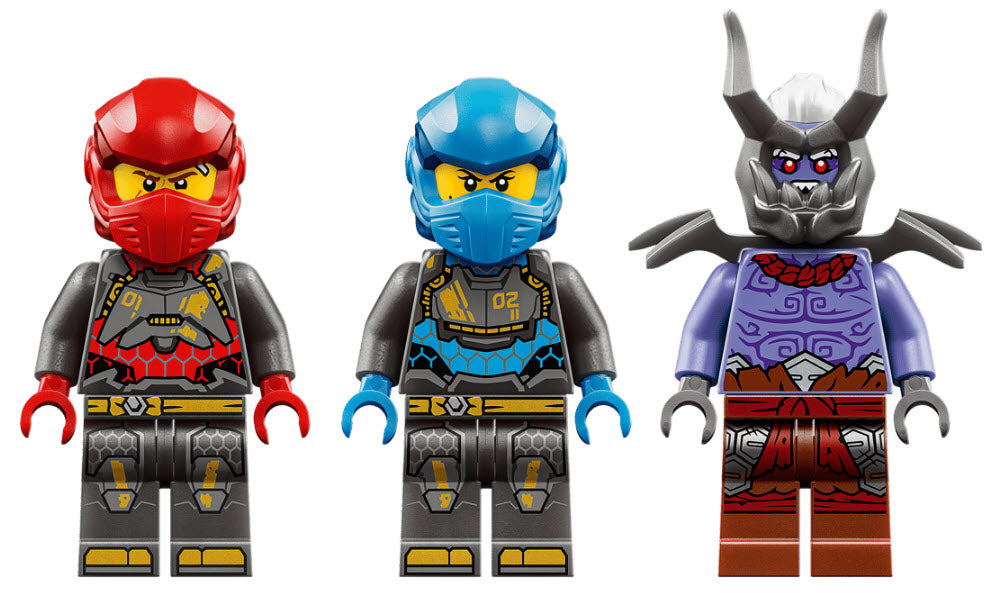 Minifiguren: LEGO Ninjago 71870 Die Zwillings-Titanmechs
