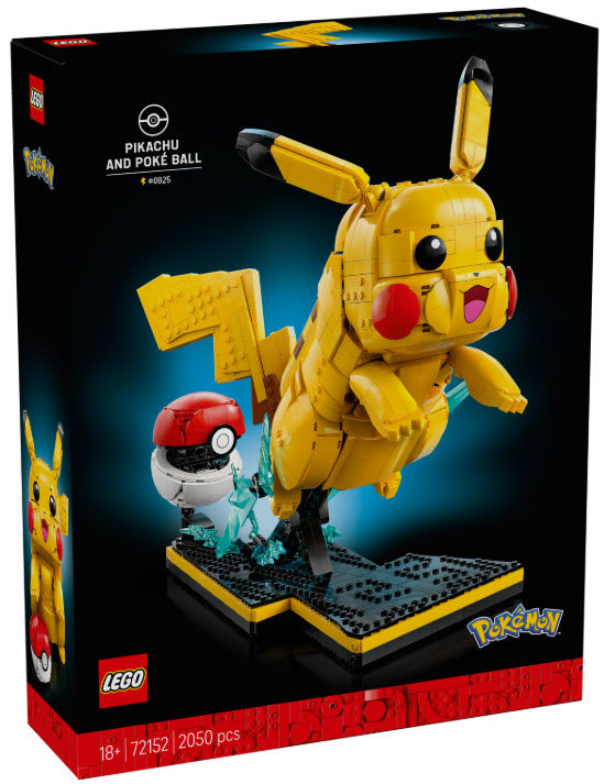 Verpackung: LEGO Pokémon 72152 Pikachu und Pokéball