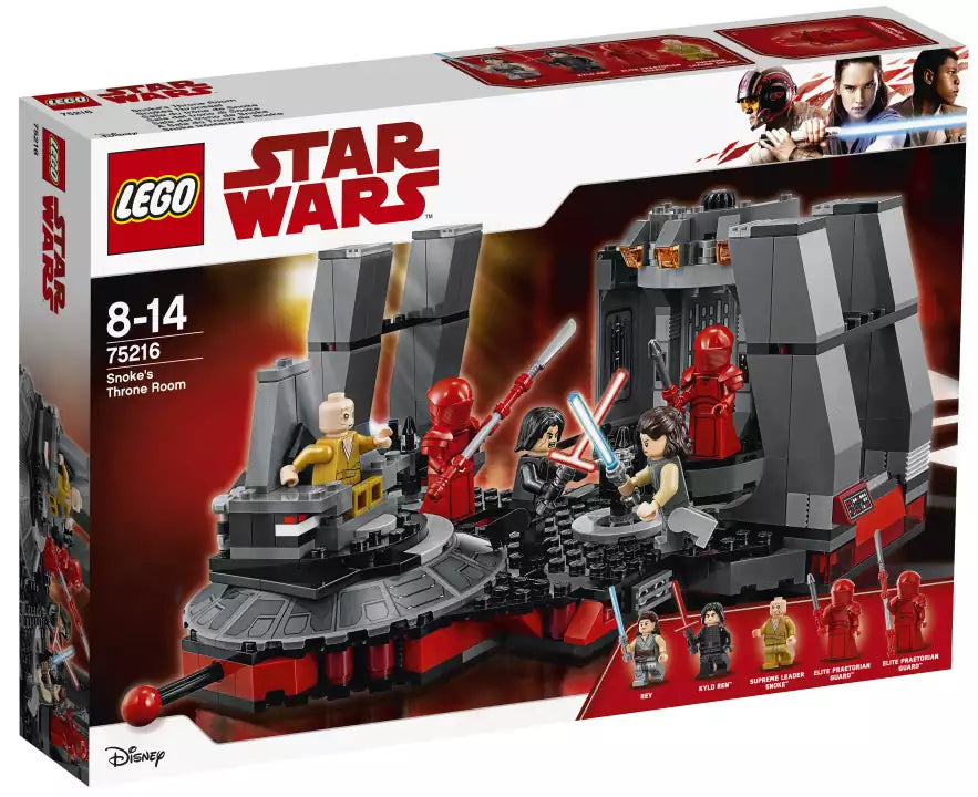 Verpackung: LEGO Star Wars 75216 Snokes Thronsaal