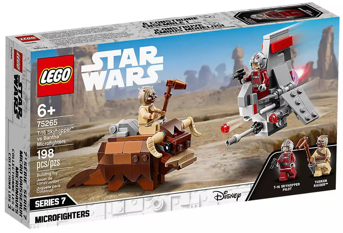 Verpackung: LEGO Star Wars 75265 T-16 Skyhopper vs Bantha Microfighters