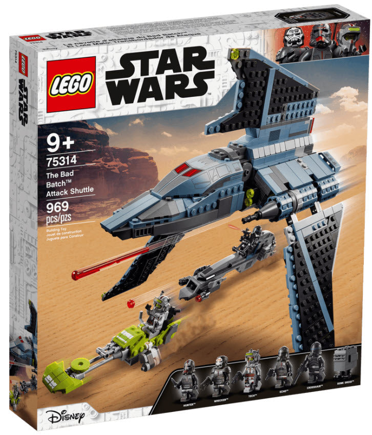 Verpackung: LEGO Star Wars 75314 Angriffsshuttle aus The Bad Batch