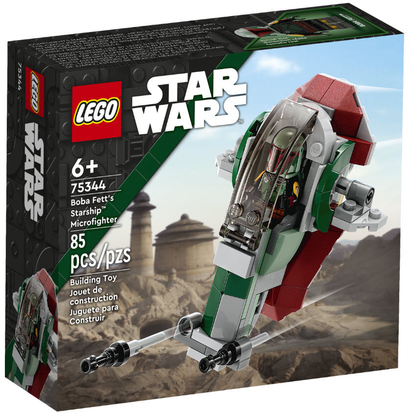 Verpackung: LEGO Star Wars 75344 Boba Fetts Starship – Microfighter