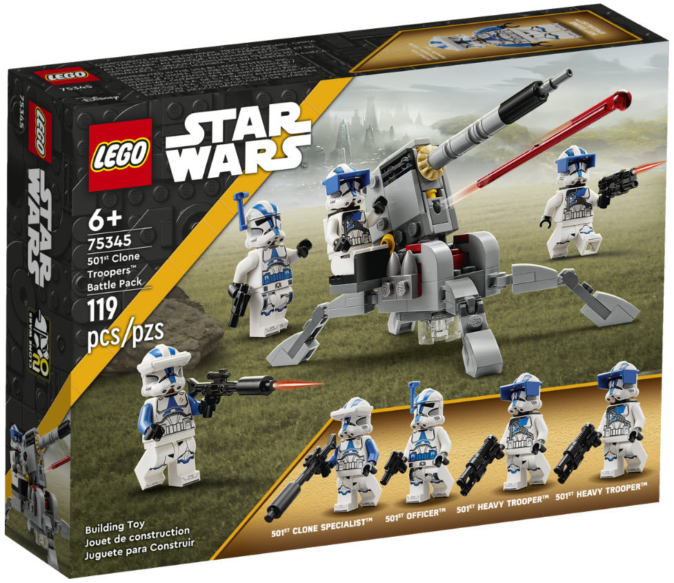 Verpackung: LEGO Star Wars 75345 501st Clone Troopers Battle Pack