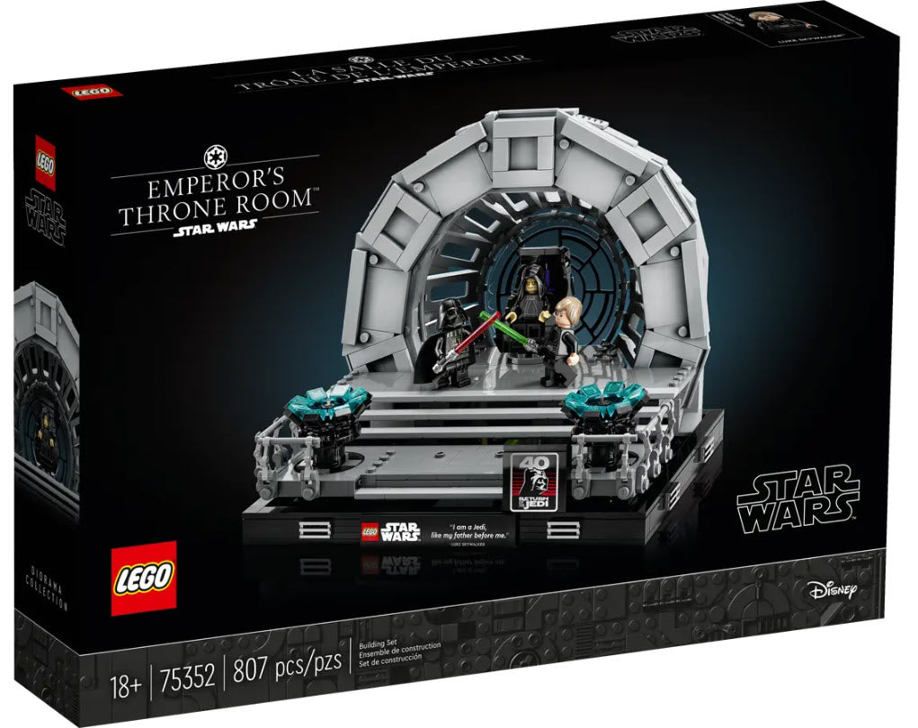 Verpackung: LEGO Star Wars 75352 Thronsaal des Imperators – Diorama