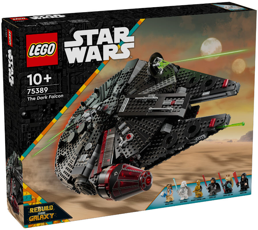 Verpackung: LEGO Star War 75389 Dunkler Millennium Falke