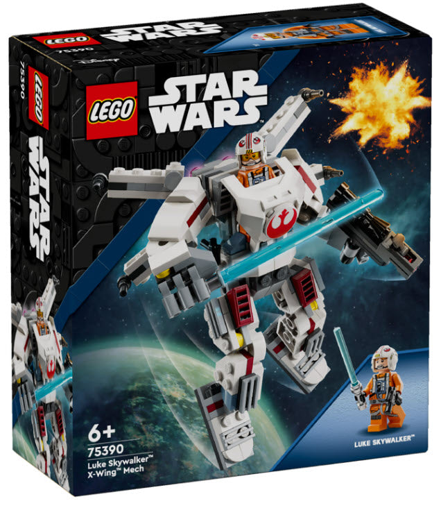 Verpackung: LEGO Star War 75390 Luke Skywalkers X-Wing Mech